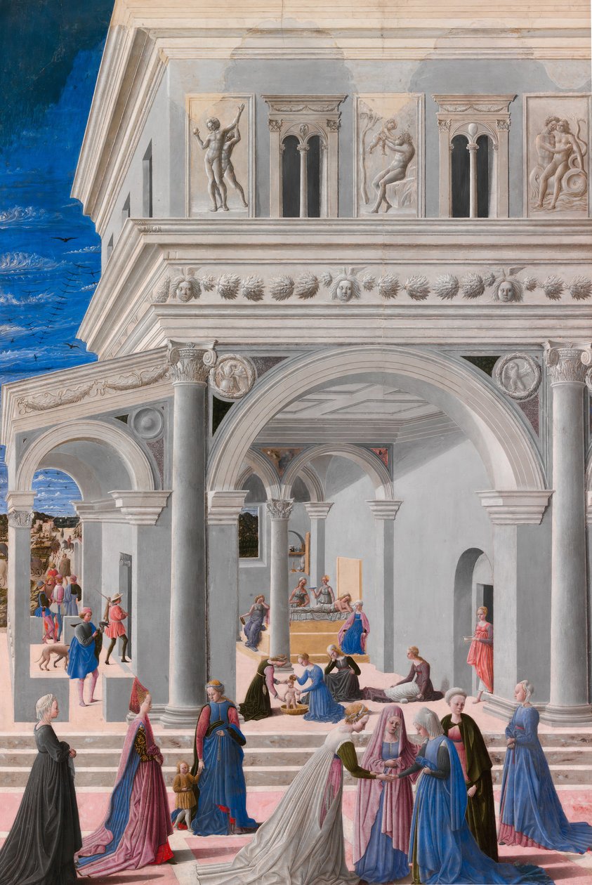 El nacimiento de la Virgen, 1467 de Fra Carnevale