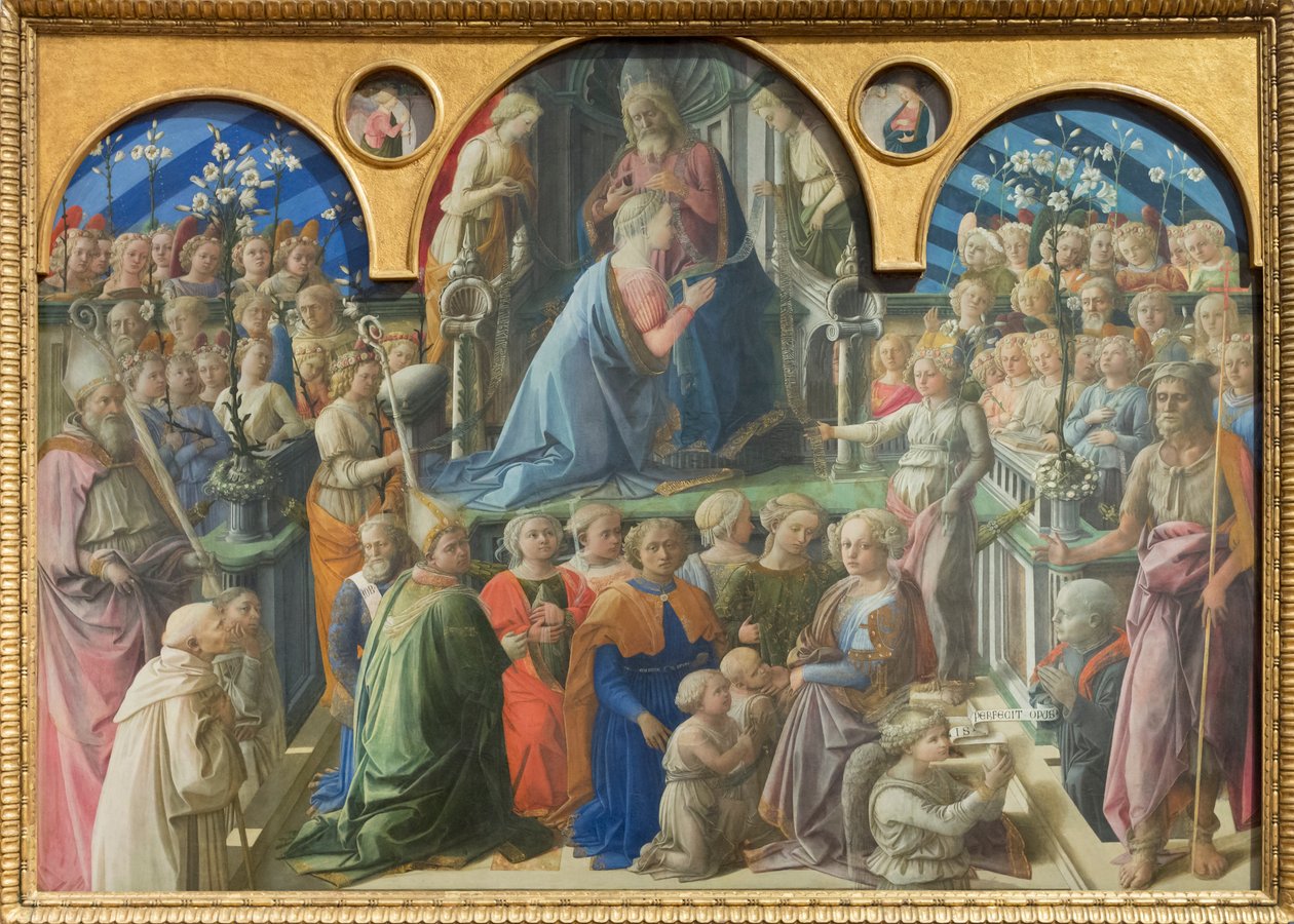 Coronación de la Virgen de Fra Filippo Lippi
