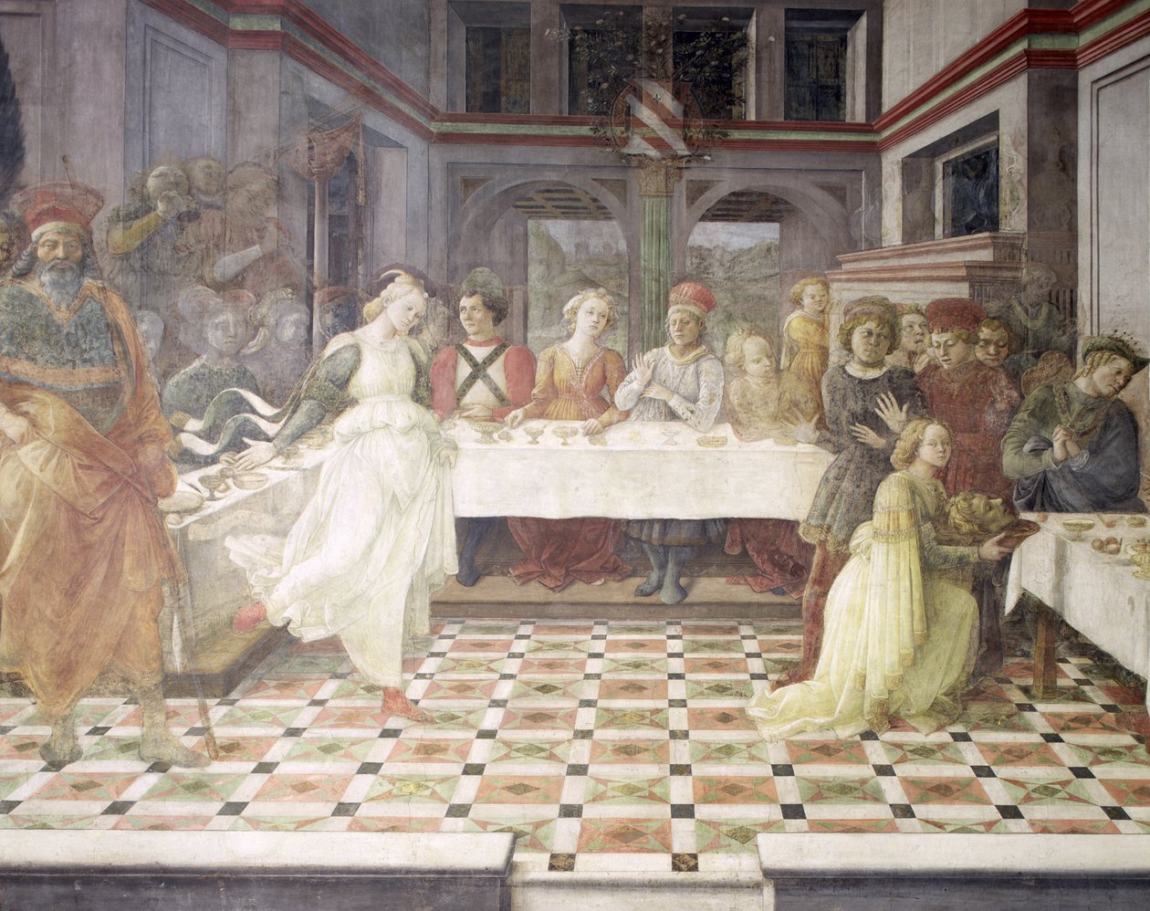 La fiesta de Herodes de Fra Filippo Lippi