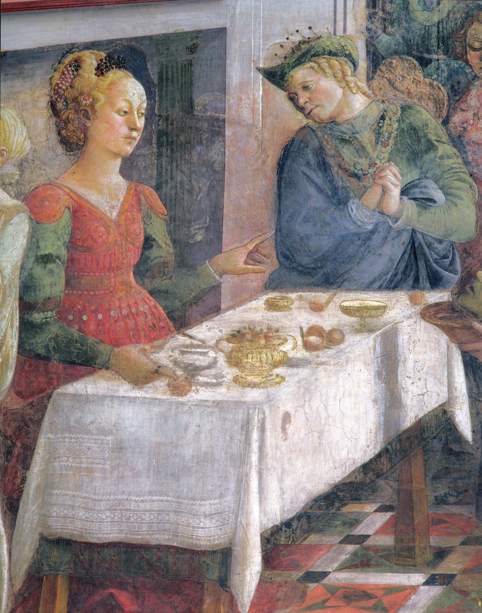 La fiesta de Herodes (detalle) de Fra Filippo Lippi
