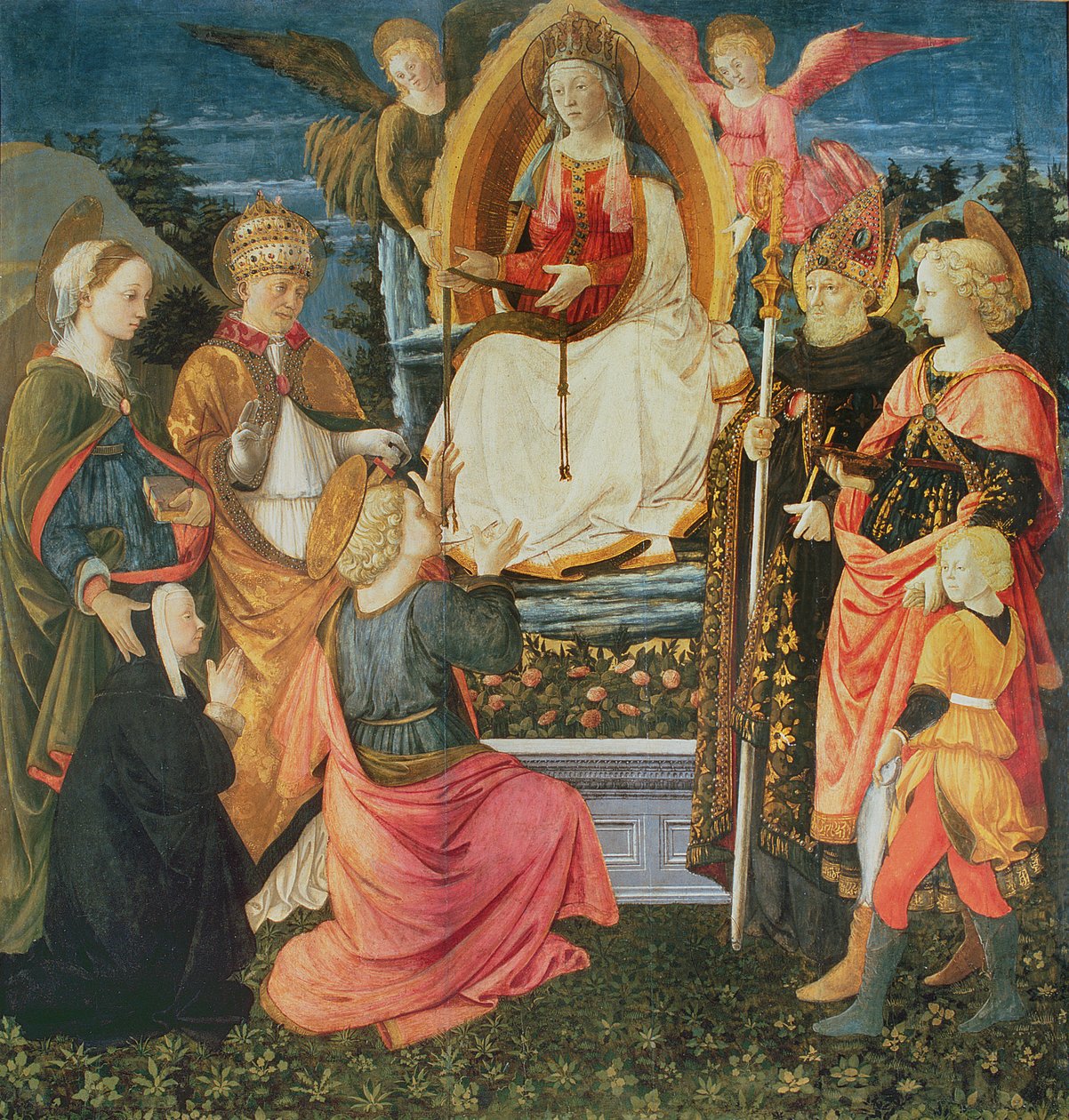 La Madonna del Cinturón Sagrado, 1456 de Fra Filippo Lippi