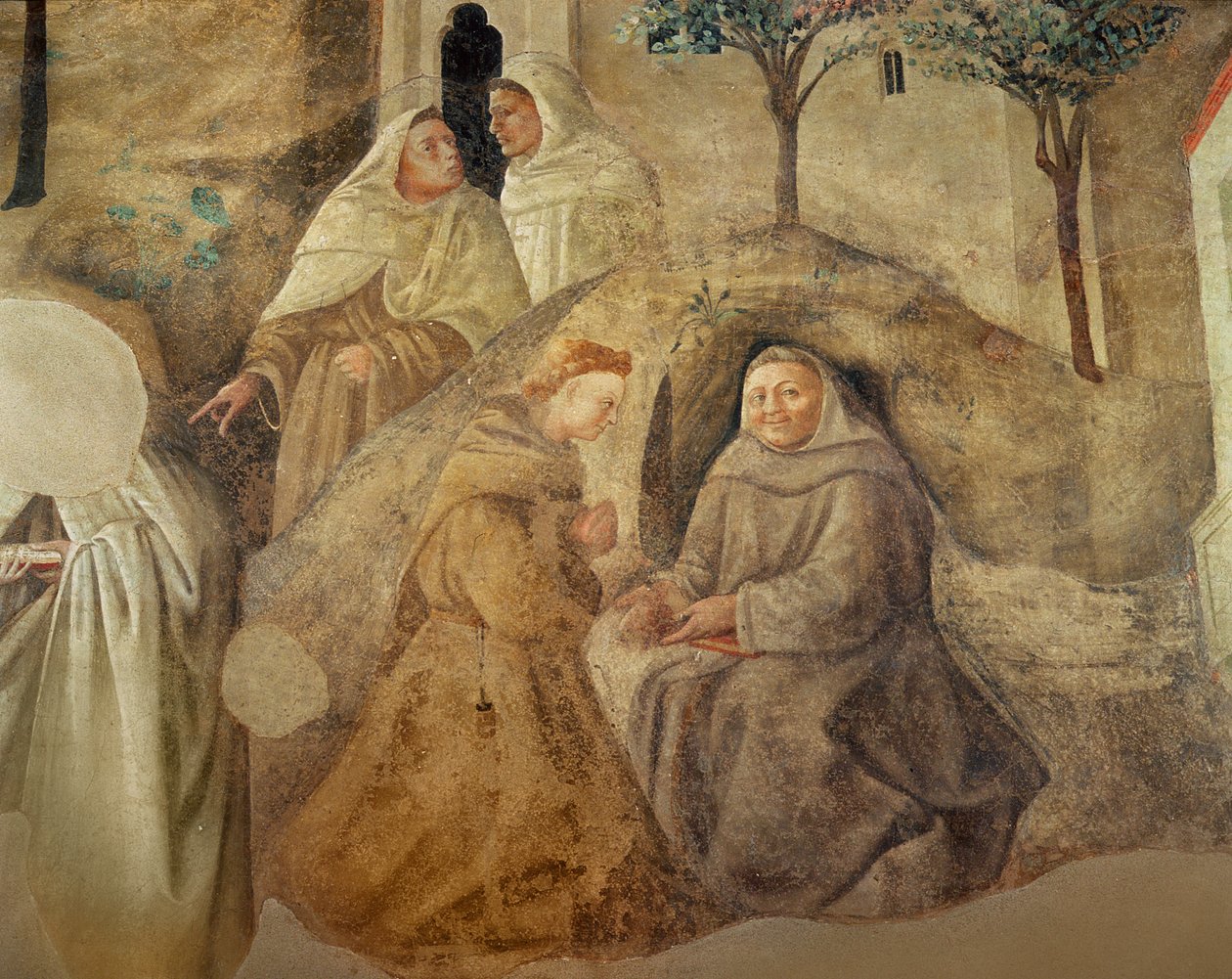 La Reforma de la Regla Carmelita (detalle) de Fra Filippo Lippi
