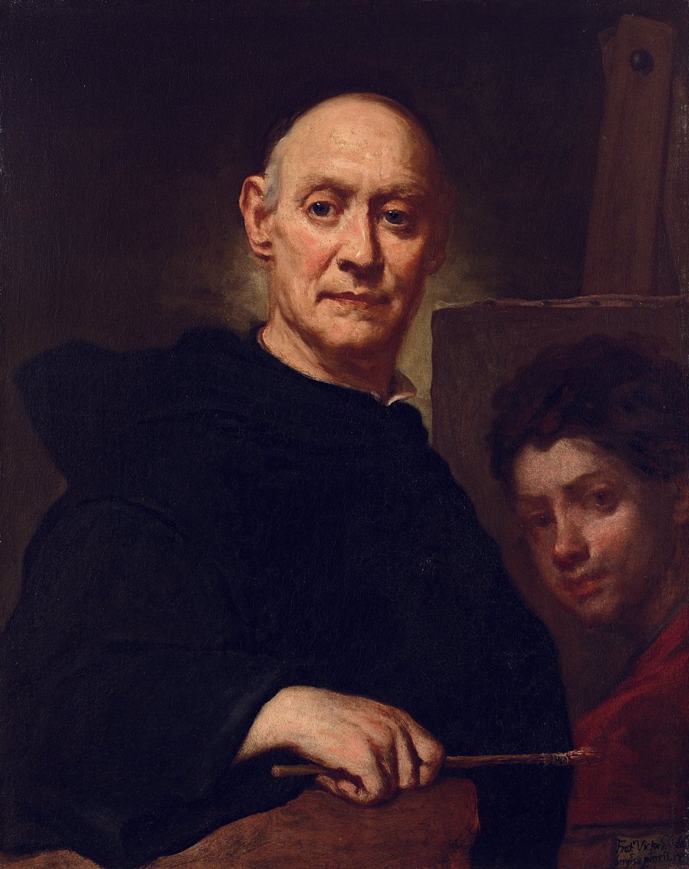 Italiano  Autoritratto Autorretrato de Fra Galgario