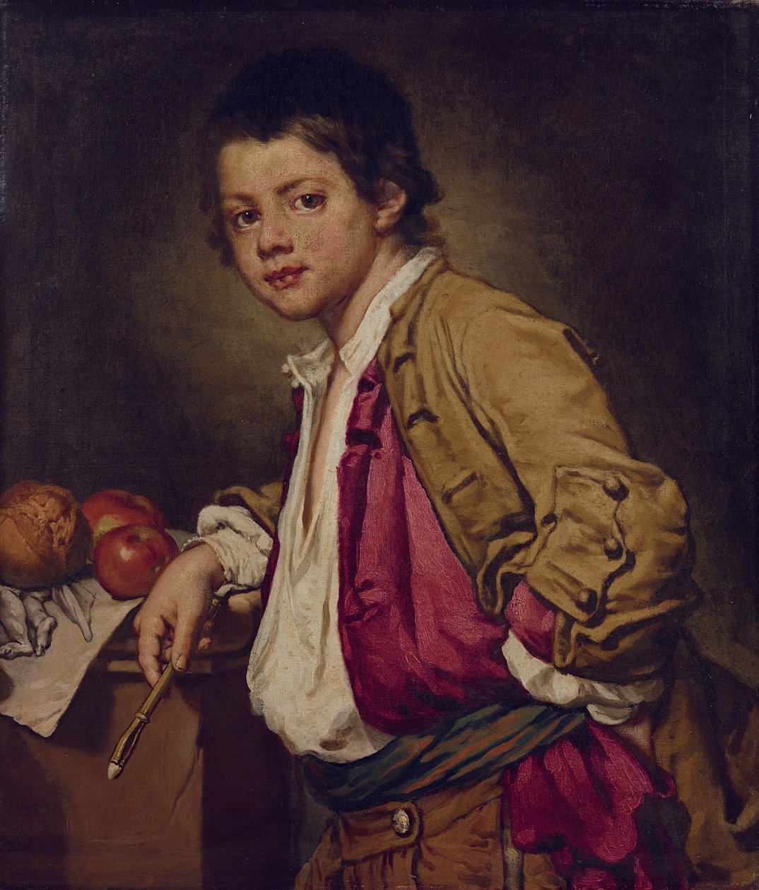 Italiano: Retrato de un joven pintor de Fra Galgario