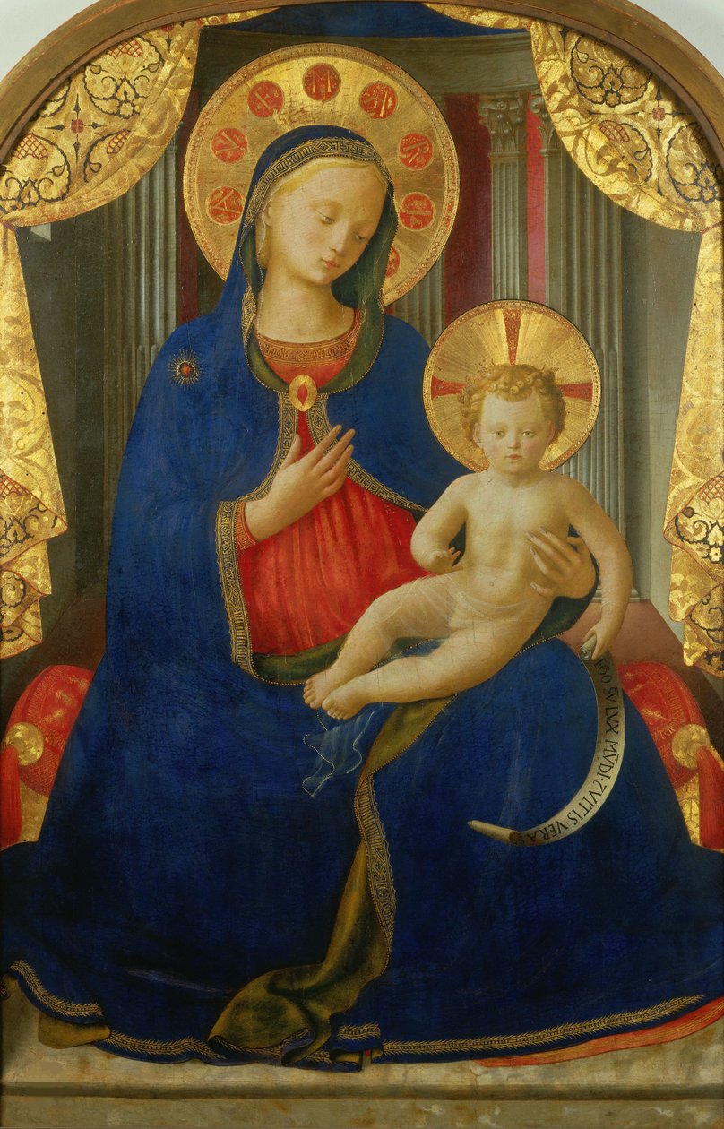 Madonna de la Humildad de Fra Giovanni Angelico da Fiesole