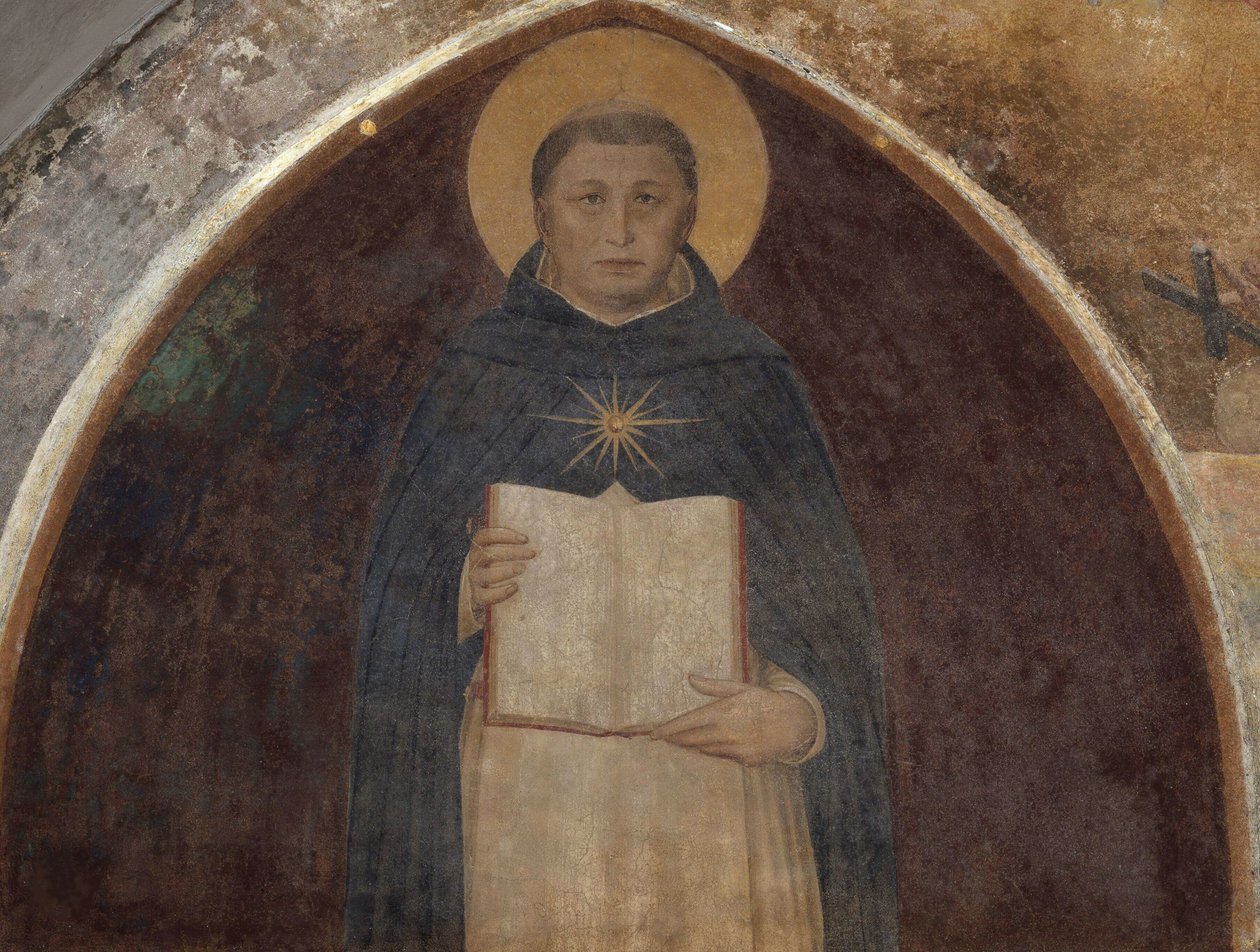 Santo Tomás de Aquino con la Summa Theologica, 1441-1442 de Fra Giovanni Angelico da Fiesole