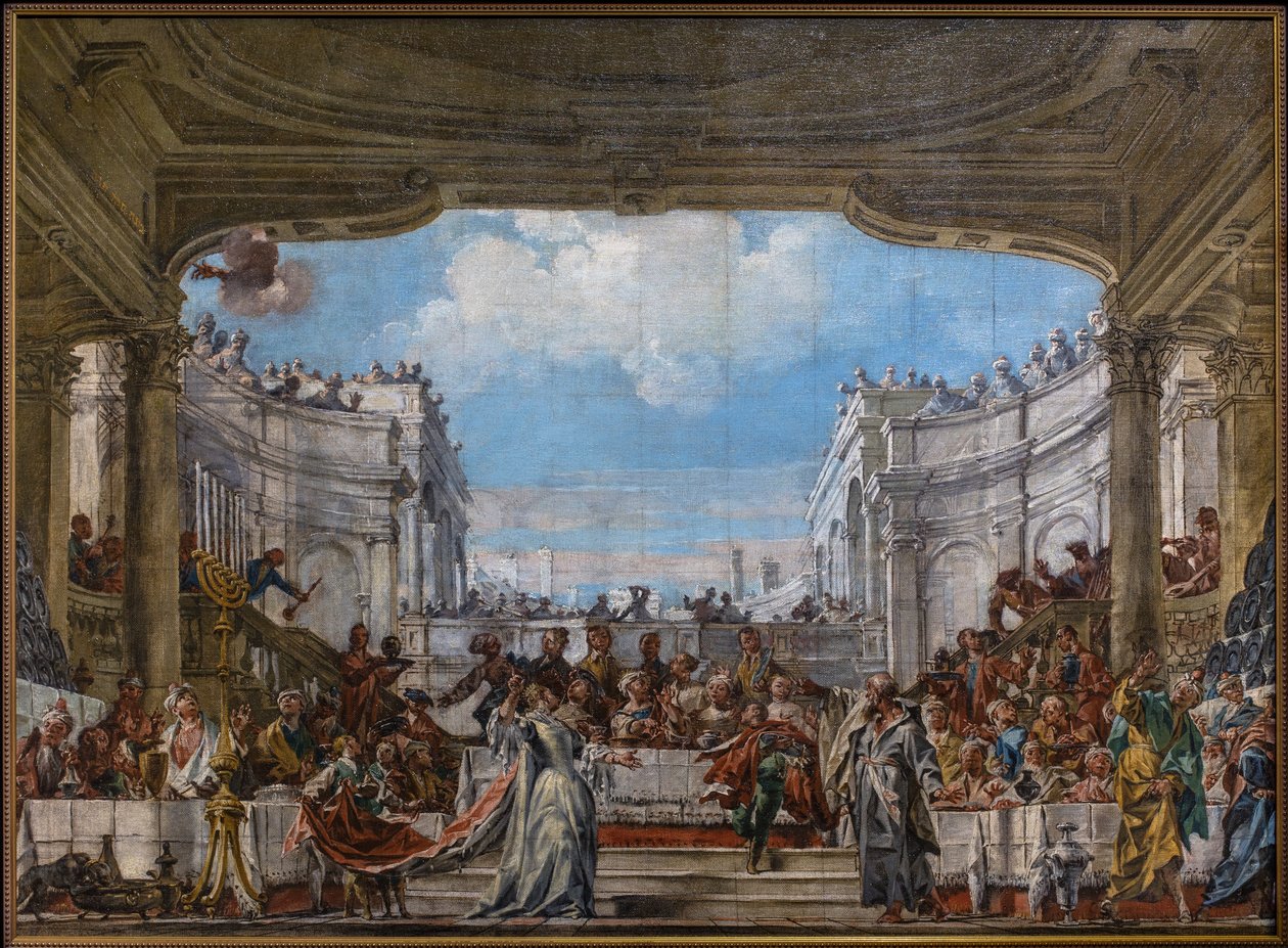 La fiesta de Baltasar de Fra Stefano da Carpi (1710 1796)
