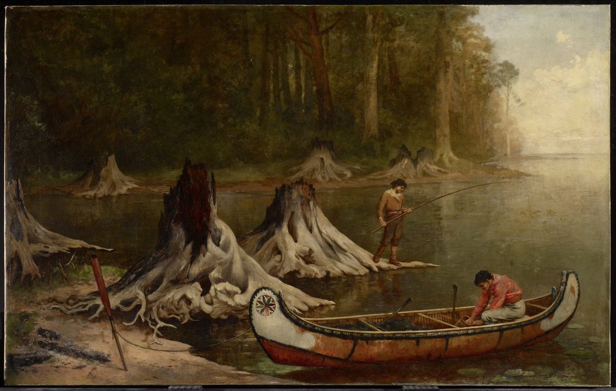 Reliquias del bosque primitivo, Canadá, 1885 de Frances Anne Hopkins