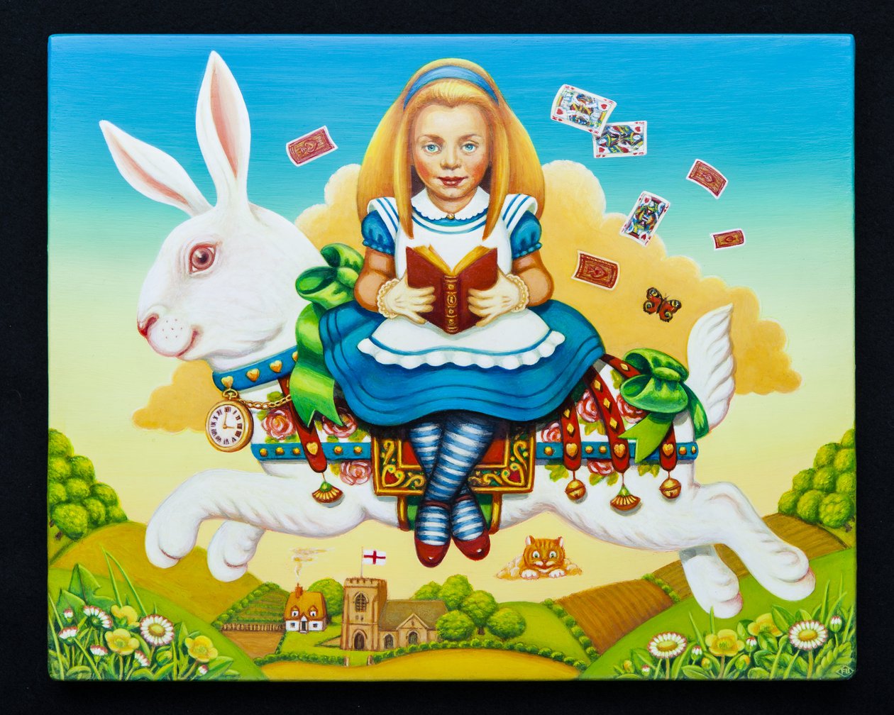 Alicia y el Conejo Blanco, 2013 de Frances Broomfield