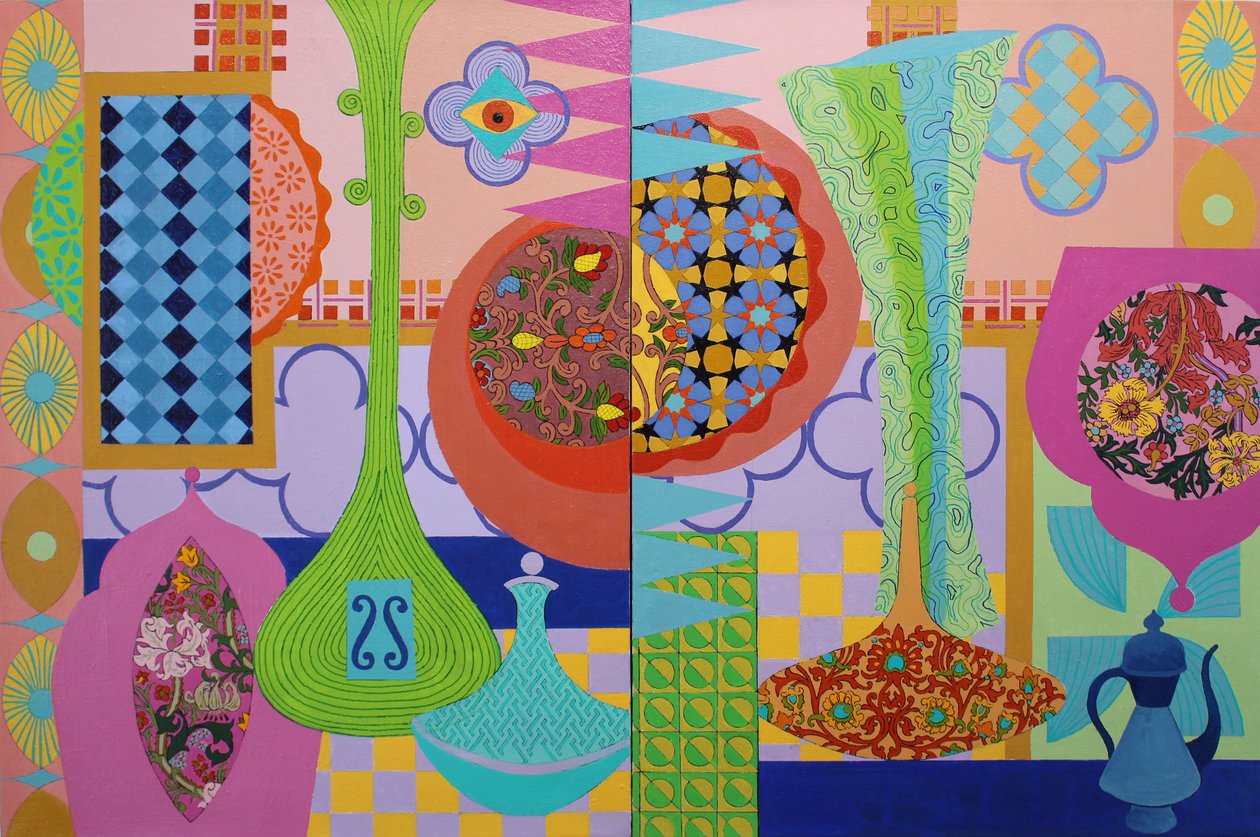 Abundancia, 2023 (acrílico sobre lienzo) de Frances Ferdinands