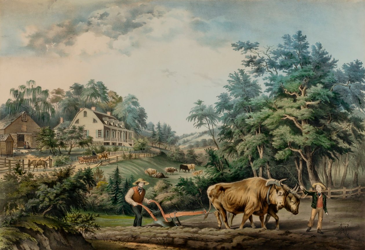 American Farm Scenes. nº 1. de Frances Flora Bond Palmer