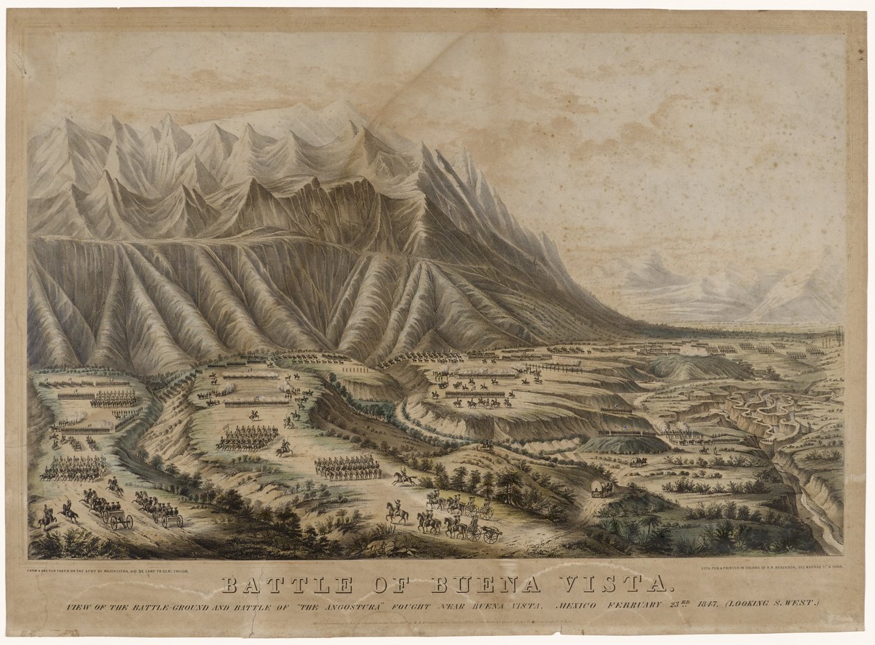 Batalla de Buena Vista, 1847 de Frances Flora Bond Palmer
