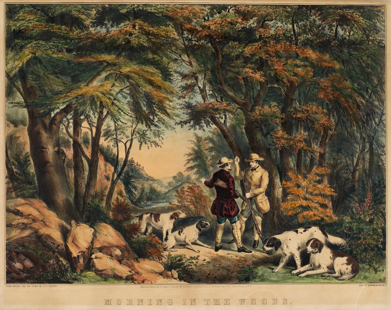 Mañana en el bosque de Frances Flora Bond Palmer