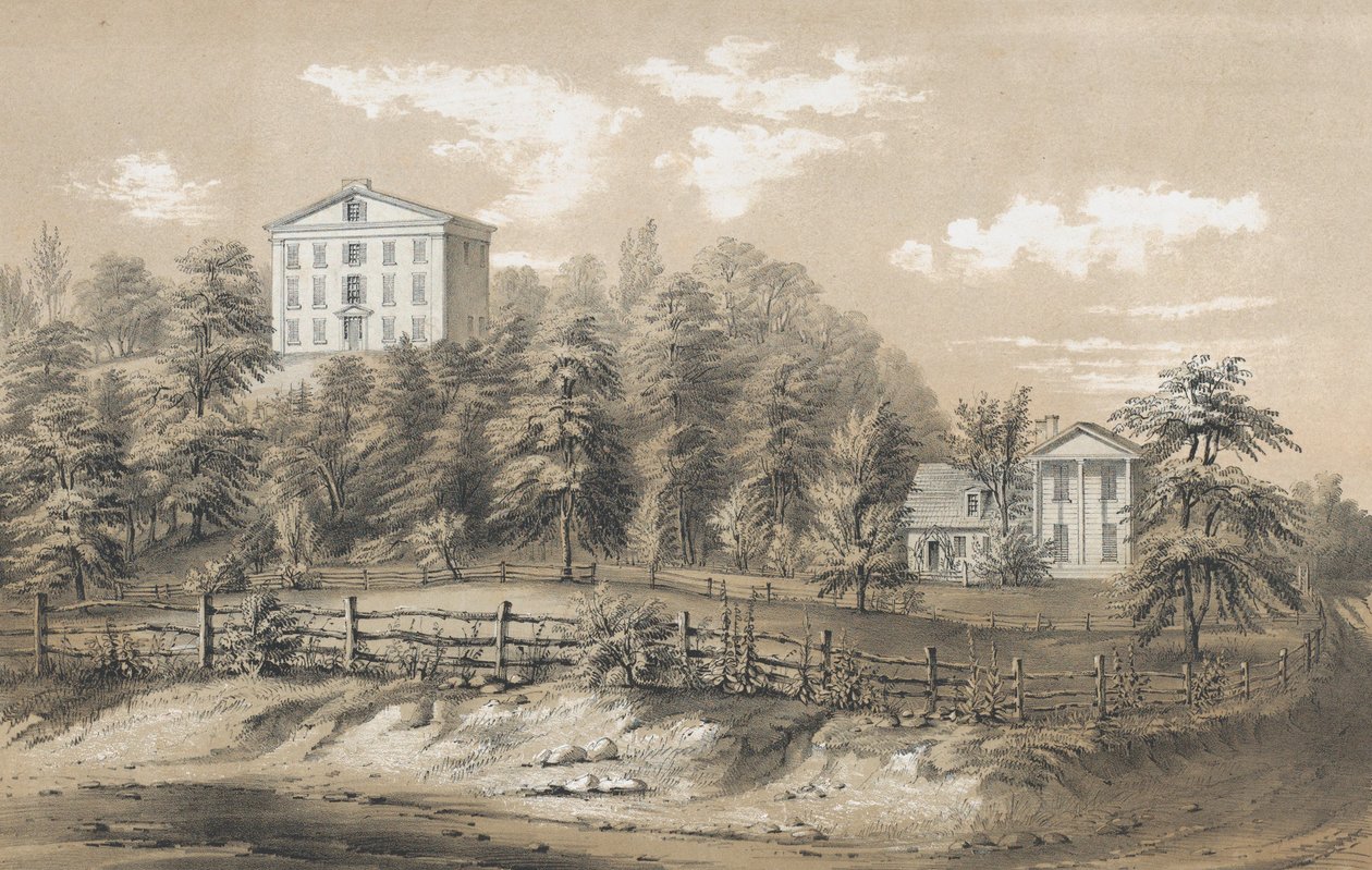 Seminario de Richmond, Staten Island, N.Y., 1847-48 de Frances Flora Bond Palmer