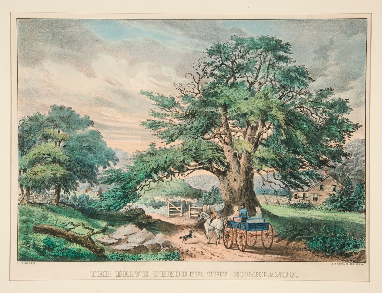 El viaje a través de las tierras altas de Frances Flora Bond Palmer