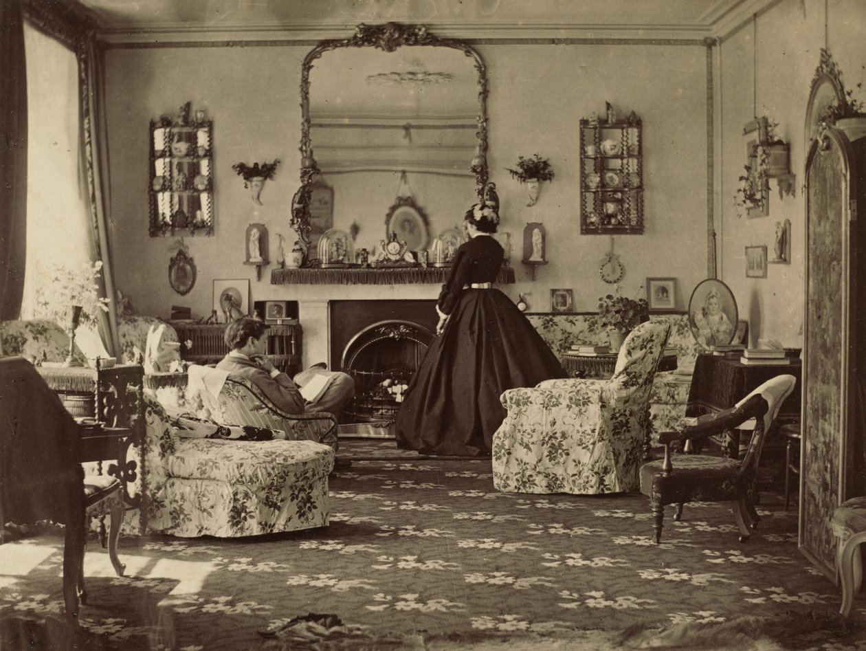 Interior de una habitación, c. 1862 de Frances Jocelyn