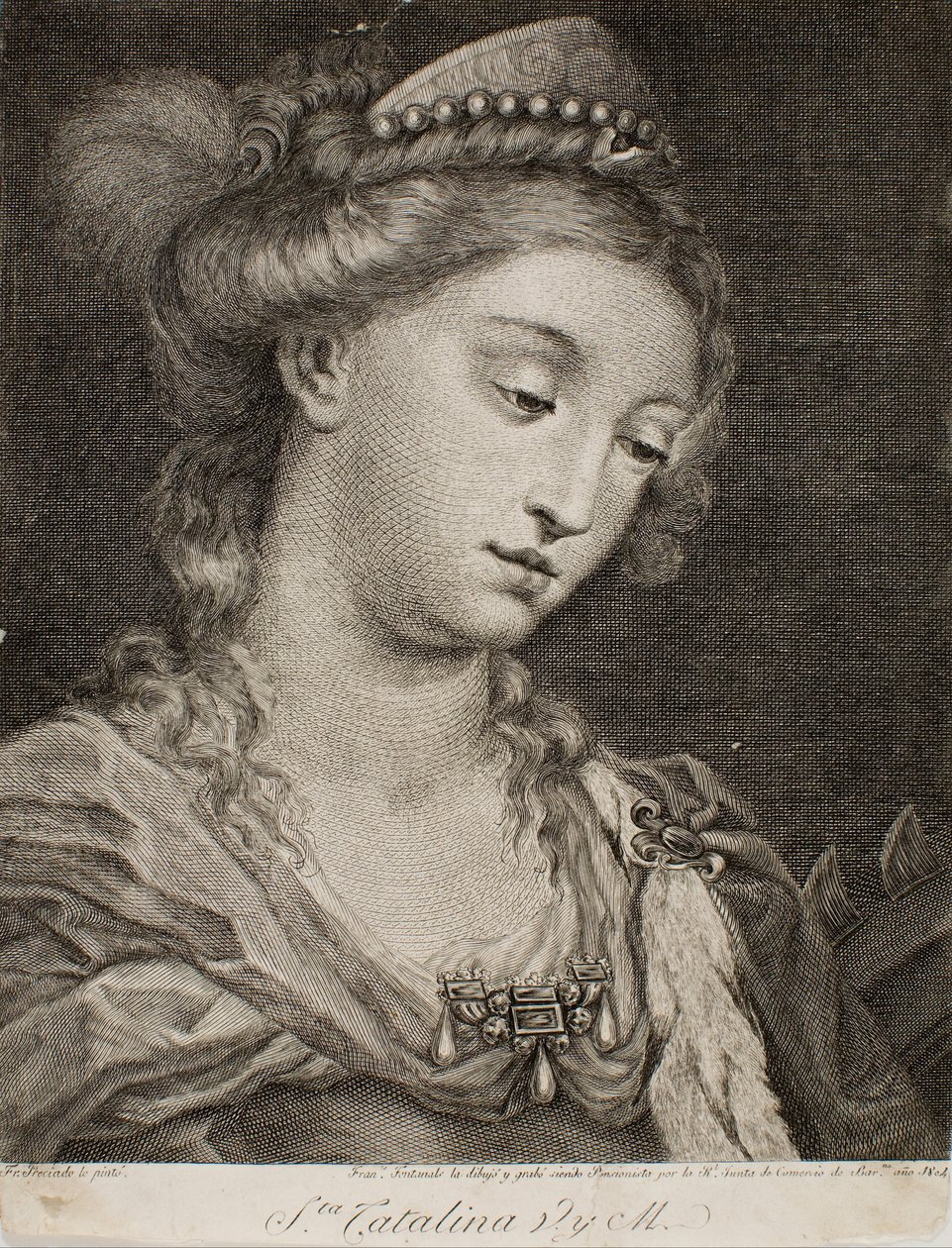 Santa Catalina de Alejandría de Francesc Fontanals