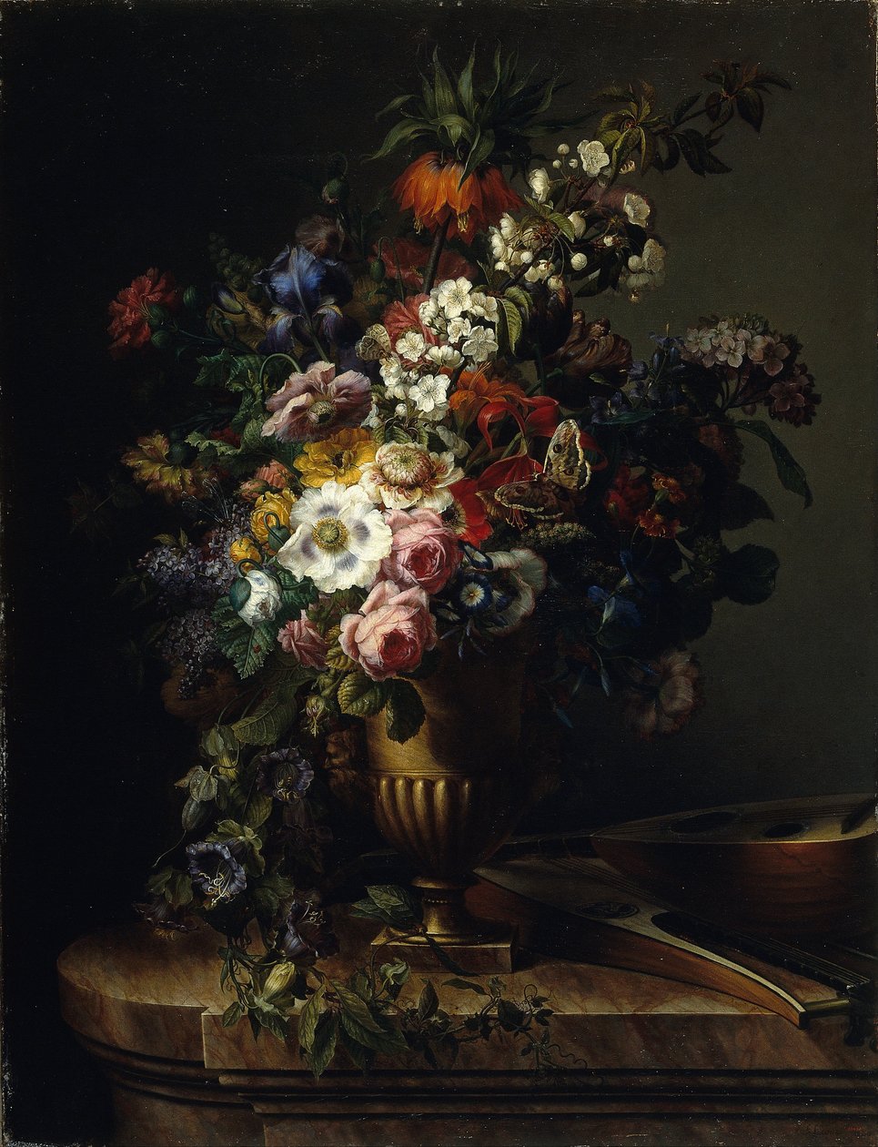 Jarrón con flores de Francesc Lacoma i Fontanet