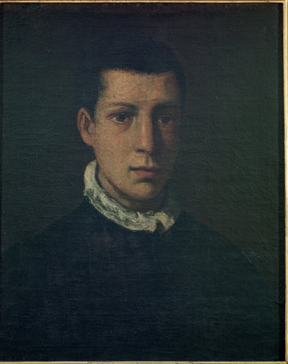 Autorretrato, principios del siglo XVII de Franceschino Carracci