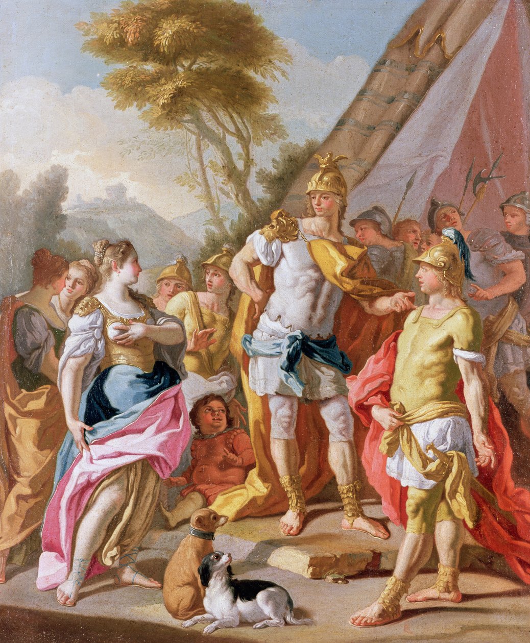 Escena clásica de Francesco de Mura