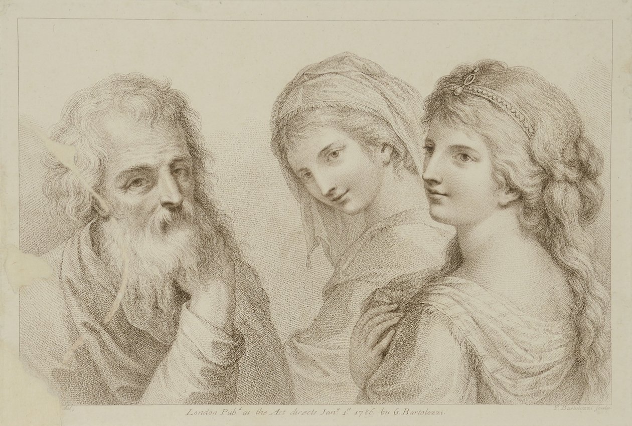Hijas de Lot de Francesco Bartolozzi
