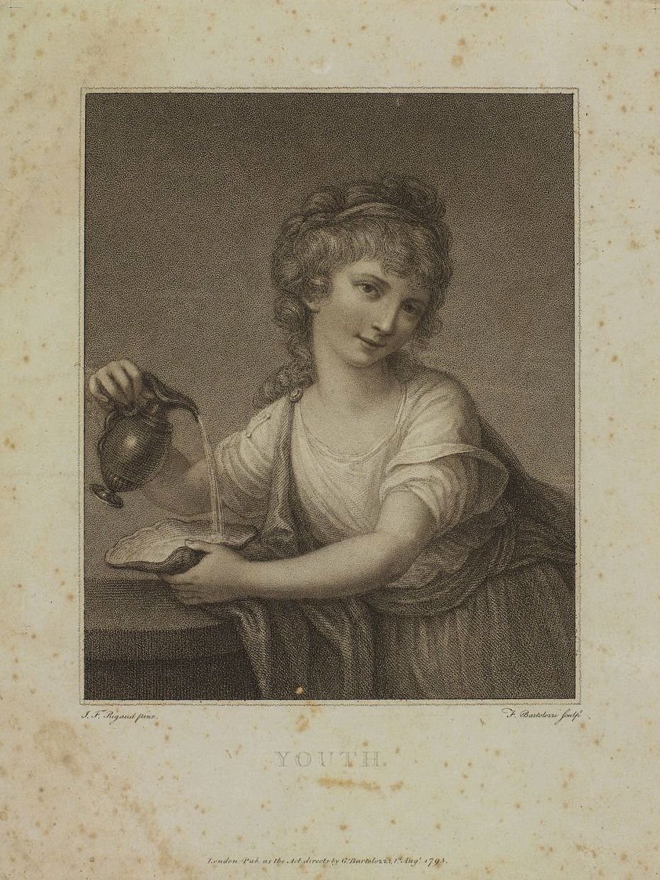 Juventud de Francesco Bartolozzi