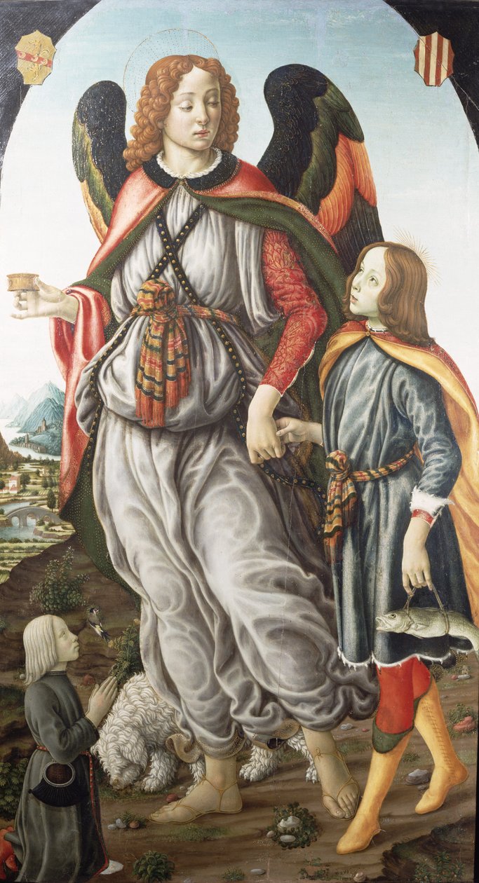 Tobías y el Arcángel Rafael de Francesco Botticini