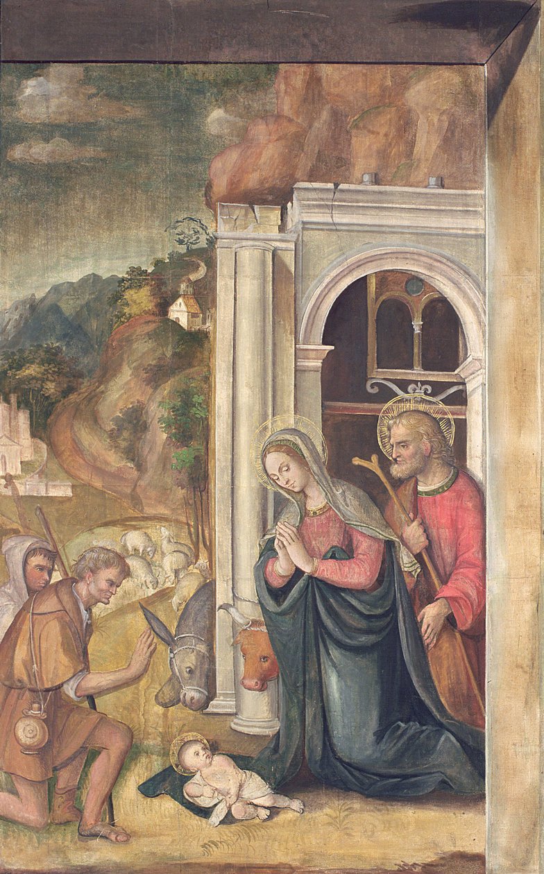 Adoración de los Pastores, 1517 de Francesco Casella