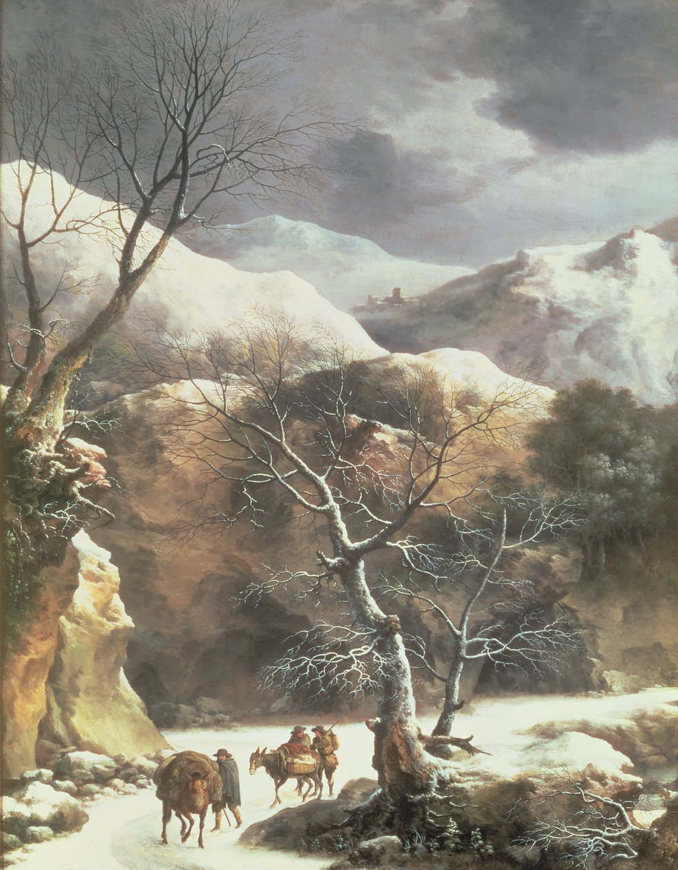 Paisaje de invierno de Pier Francesco Foschi