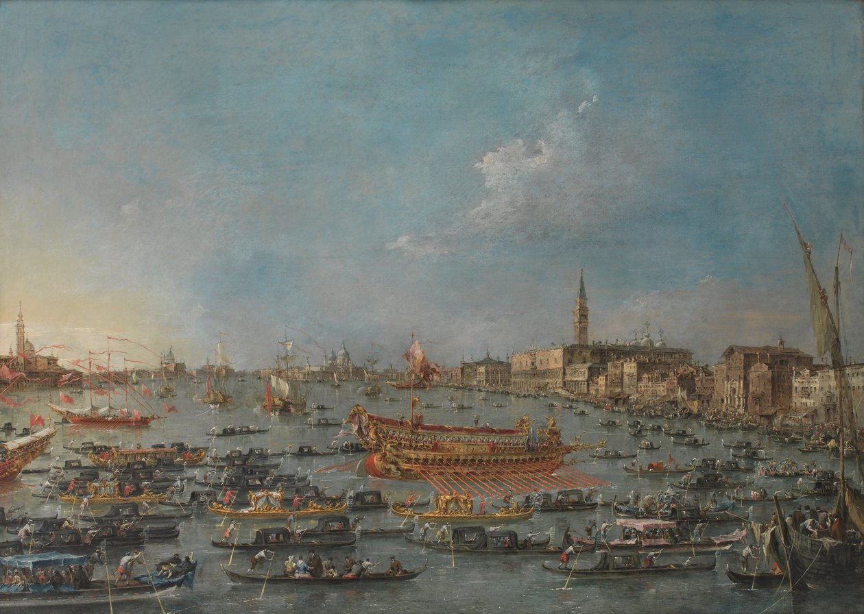 El festival del Bucintoro en Venecia de Francesco Guardi