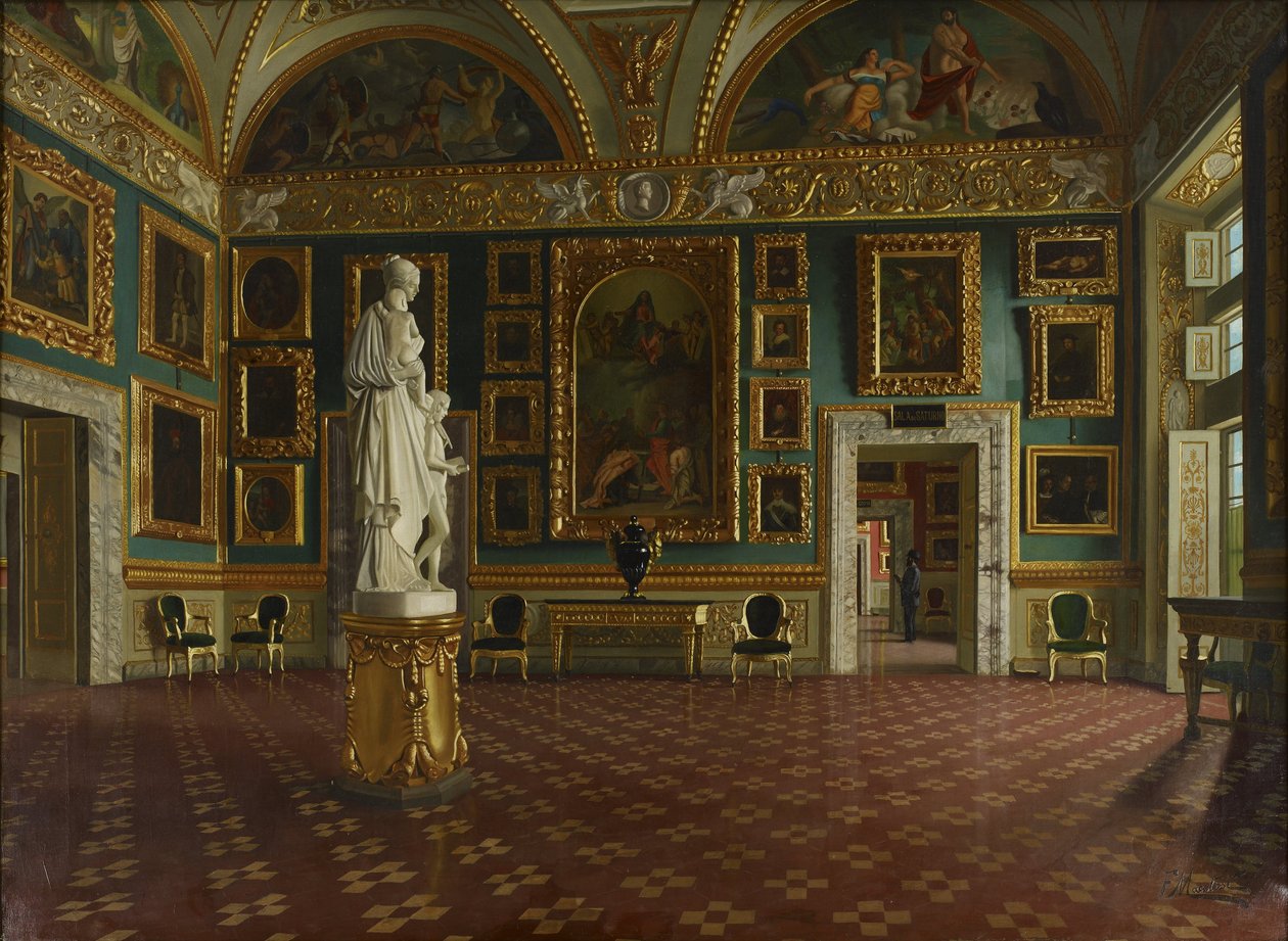 Sala de la Ilíada en el Palacio Pitti, Florencia de Francesco Maestosi