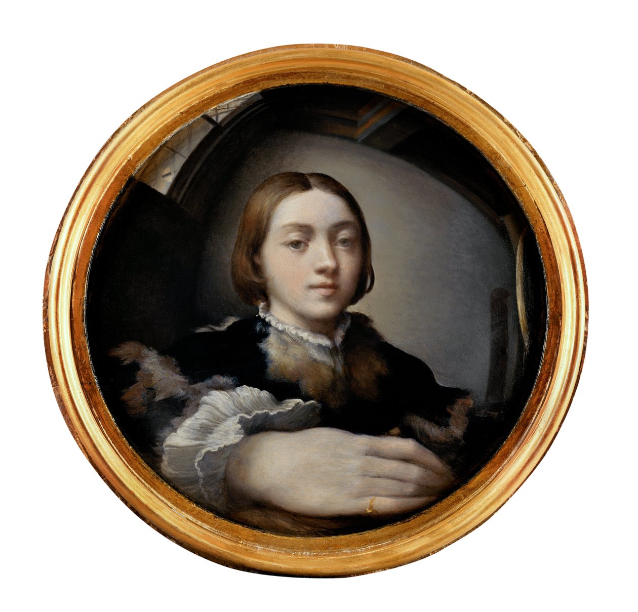 Autorretrato en un espejo convexo de Parmigianino