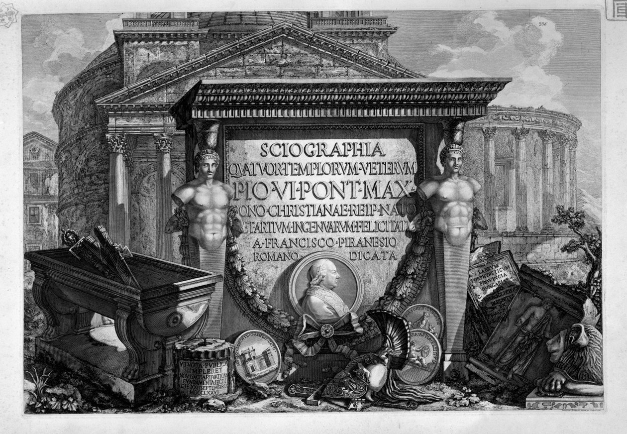 Frontispicio de Francesco Piranesi
