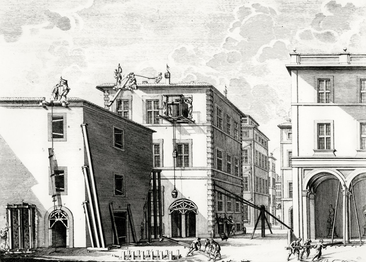 Obras de construcción de Francesco Rostagni