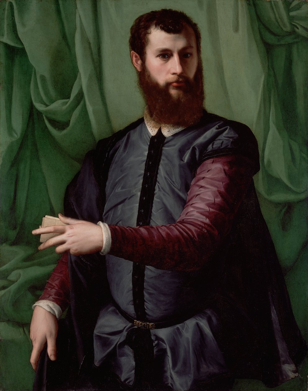 Retrato de un hombre de Francesco de Rossi Salviati Cecchino