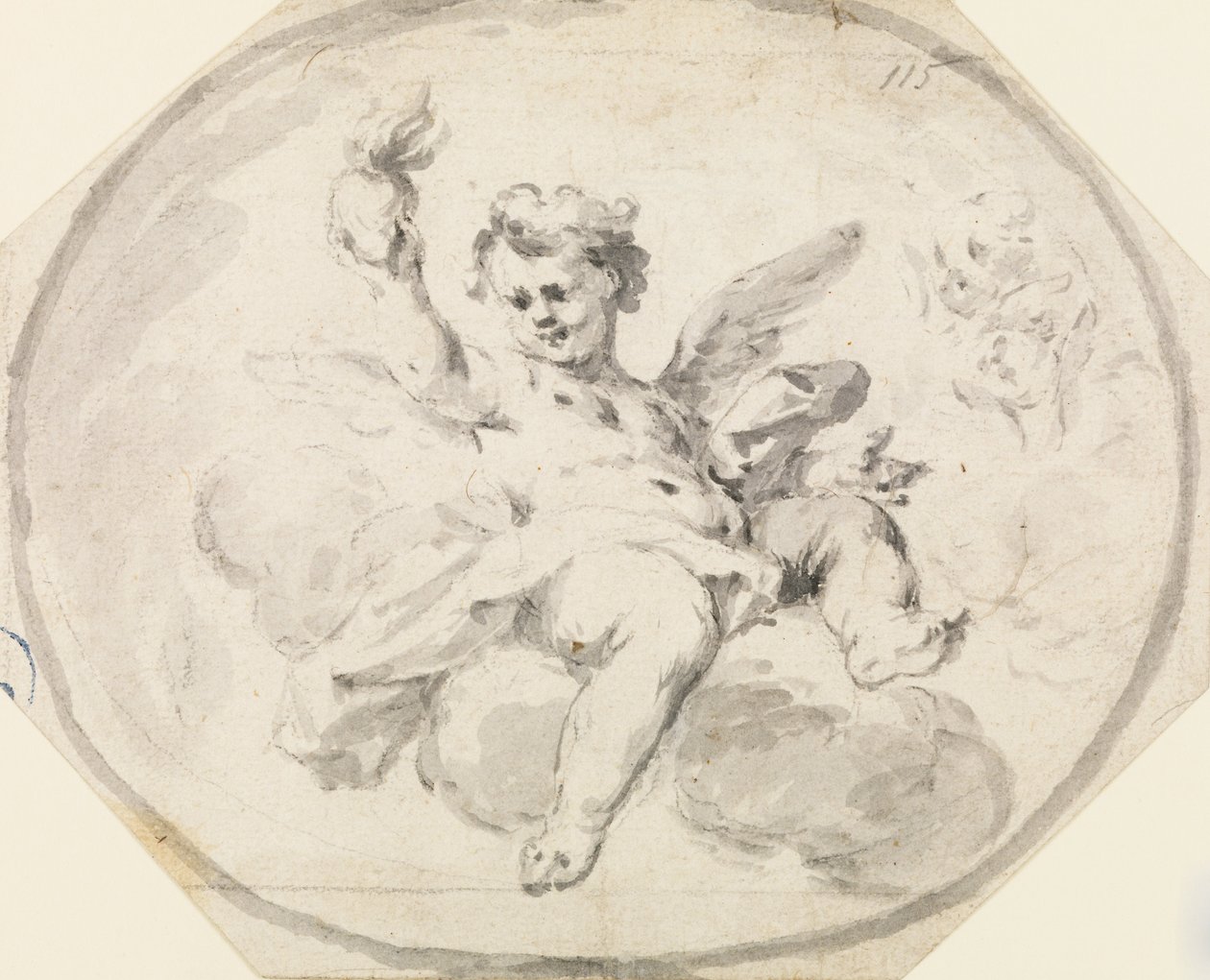 Diseño para un techo pintado de Francesco Saverio Mergolo