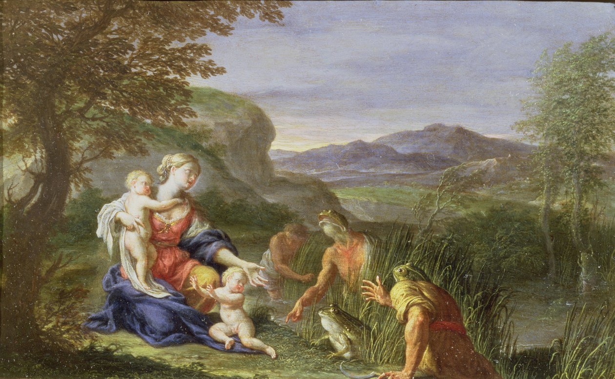 Latona y las Ranas de Francesco Trevisani