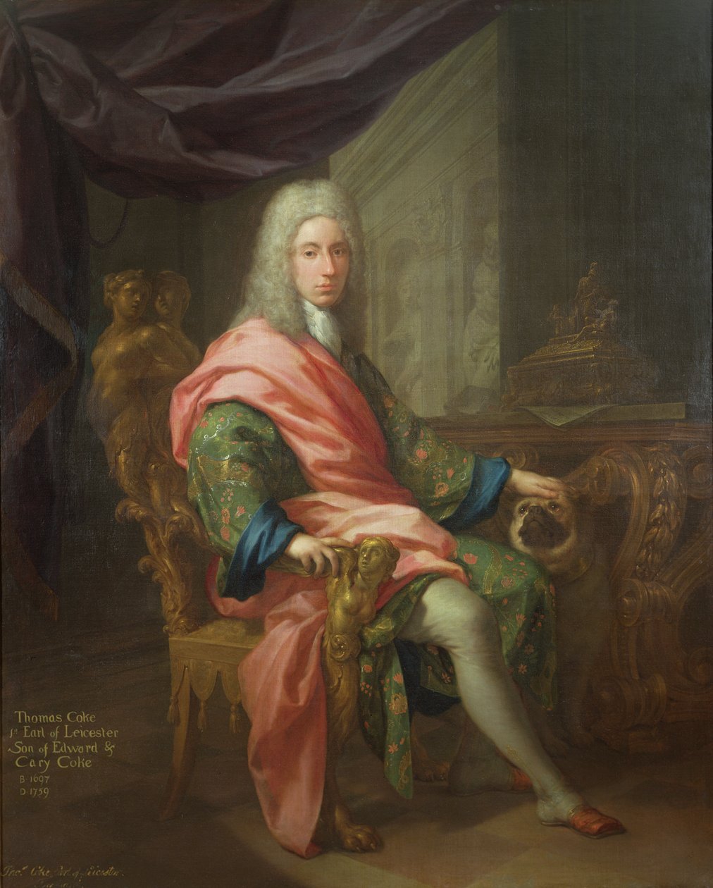 Thomas Coke (n.1698) 1er Conde de Leicester (de la Primera Creación) de Francesco Trevisani
