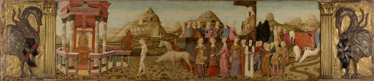 Triunfo de la castidad de Francesco di Giorgio  
