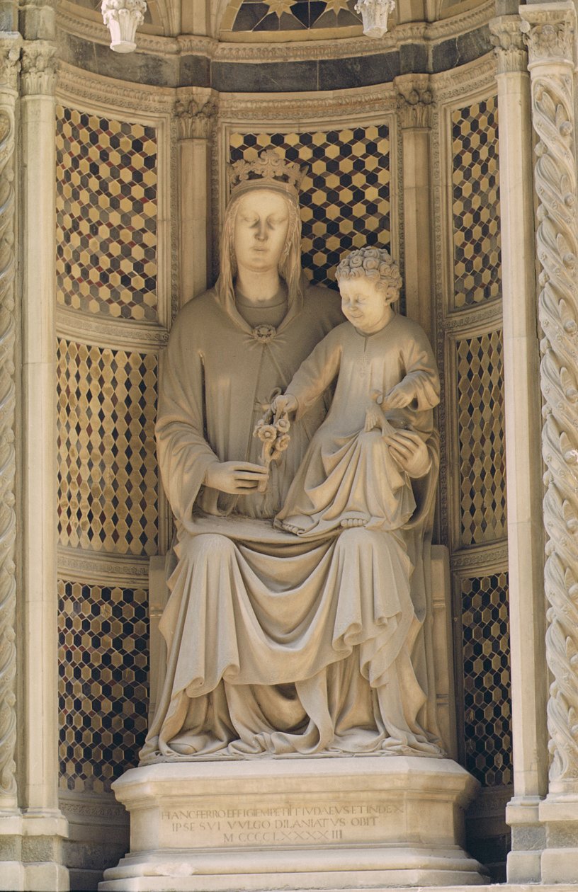 Madonna della Rosa, 1493 de Francesco di Simone da Fiesole Ferrucci