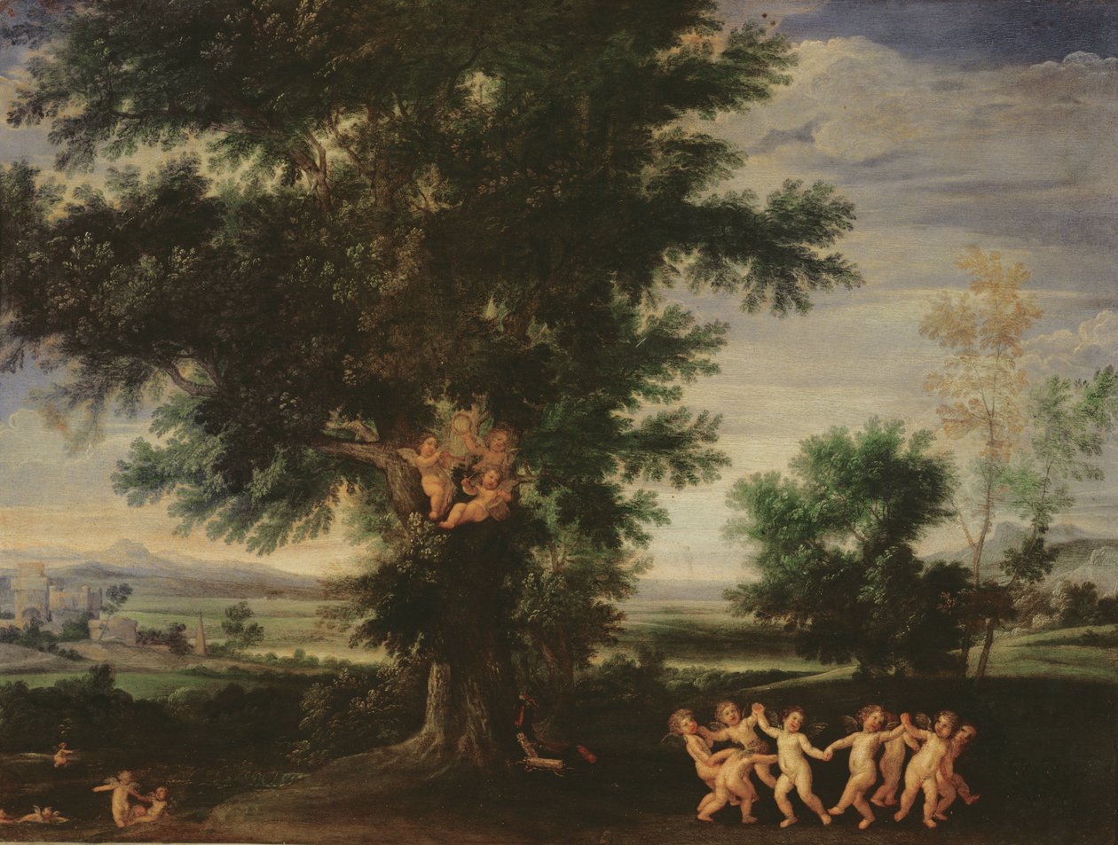 Danza de los cupidos, c.1630 de Francesco Albani
