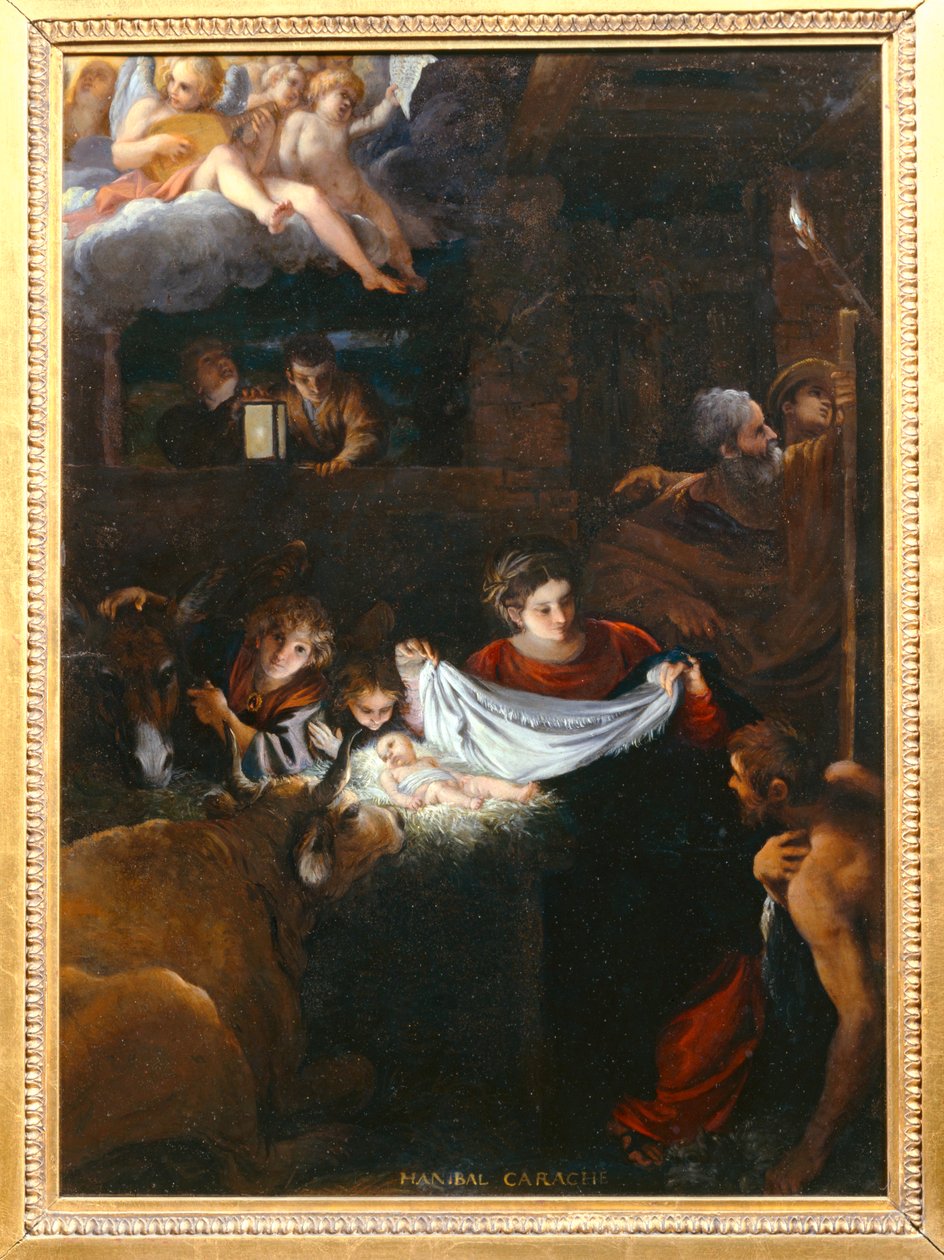 La Nativite - Nacimiento ... de Francesco Albani