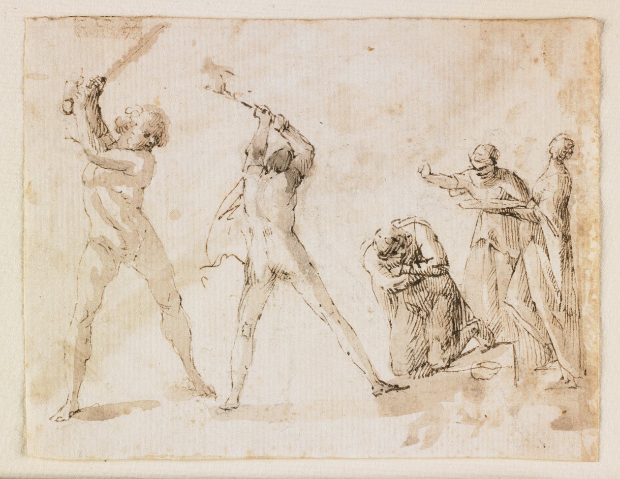 Martirio de San Juan Bautista de Francesco Allegrini