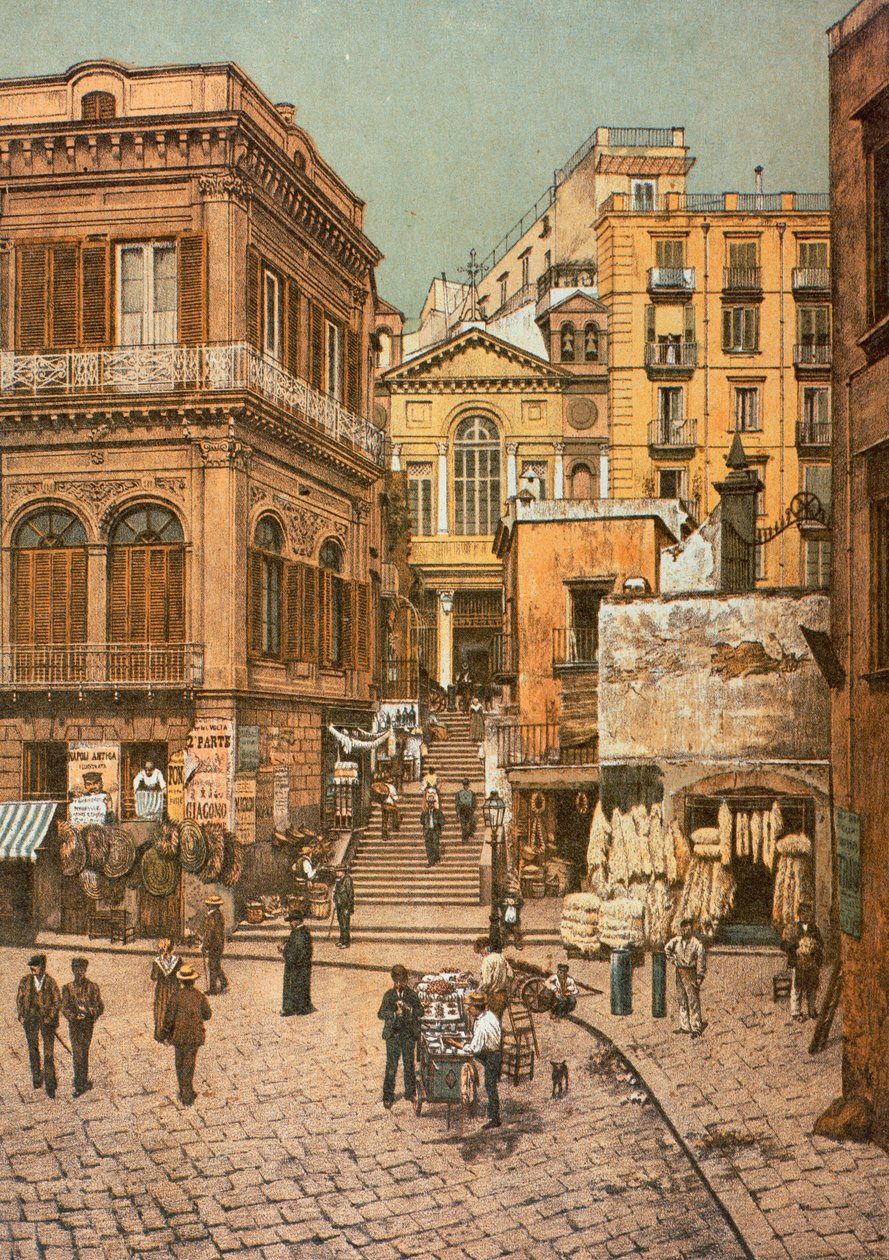 Gradelle de San Giuseppe, en Nápoles de Francesco Aversano