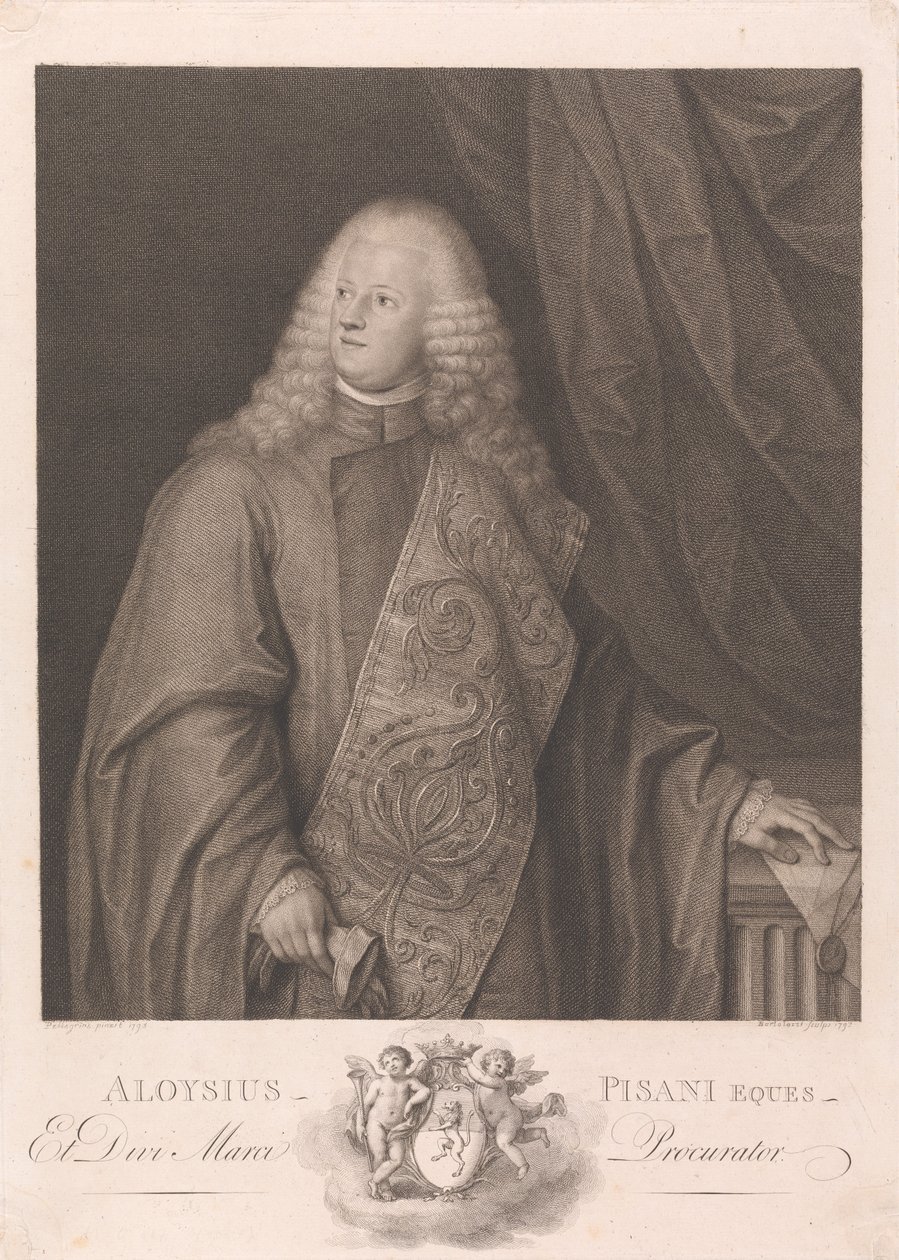 Aloysis Pisanus, caballero y provicario de Diri Marcus de Francesco Bartolozzi