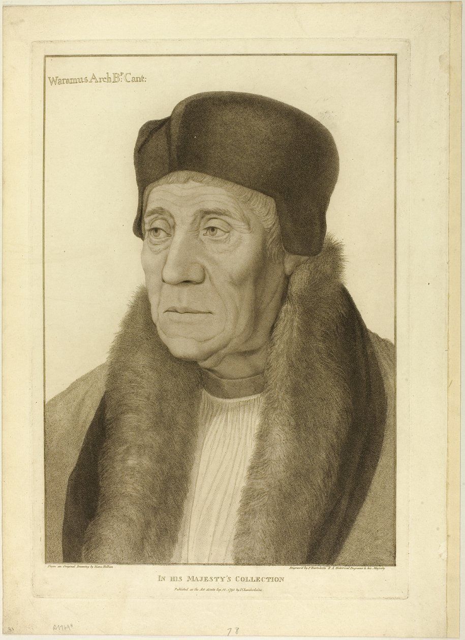 Arzobispo Warham de Francesco Bartolozzi