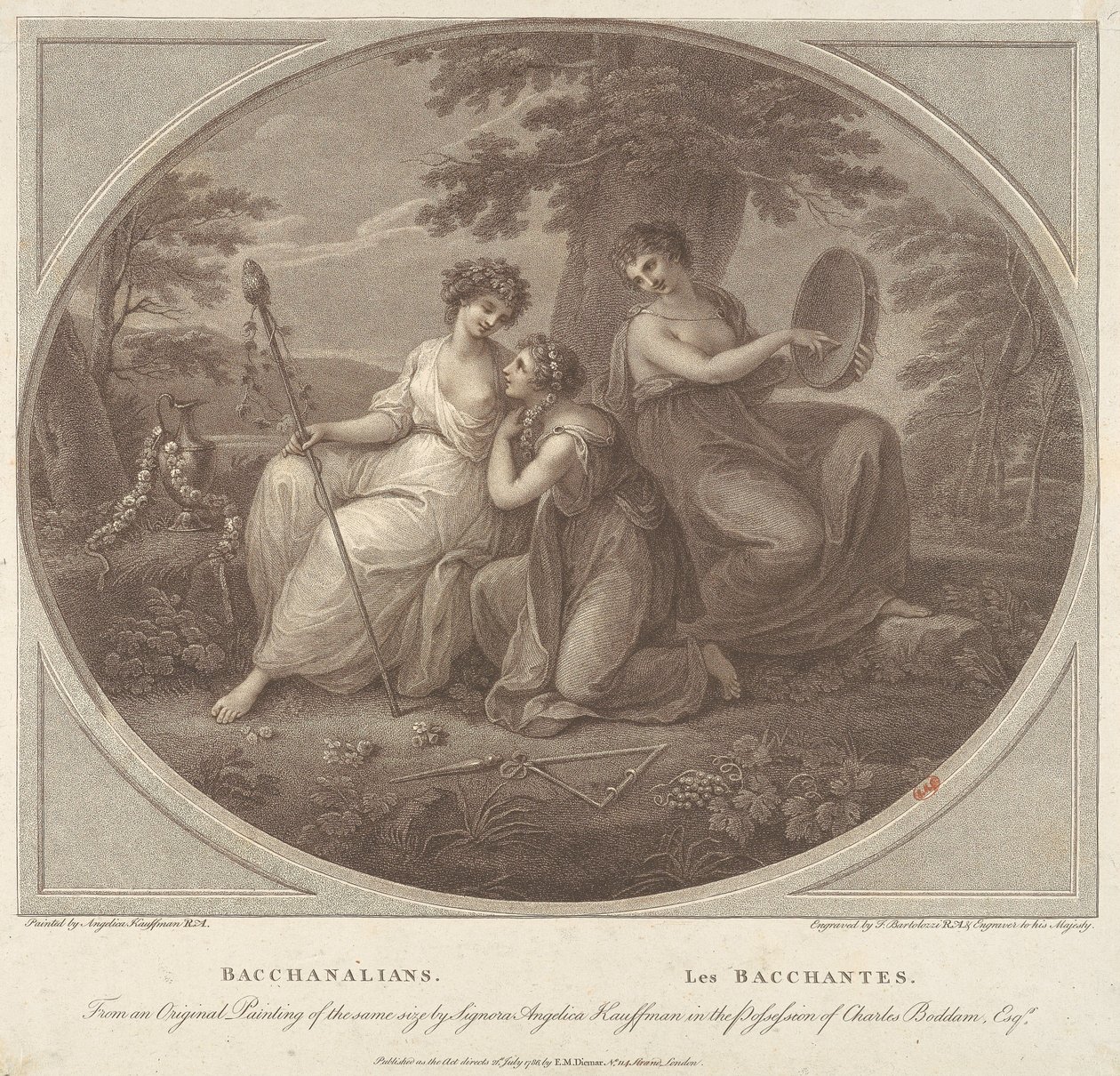 Bacantes de Francesco Bartolozzi