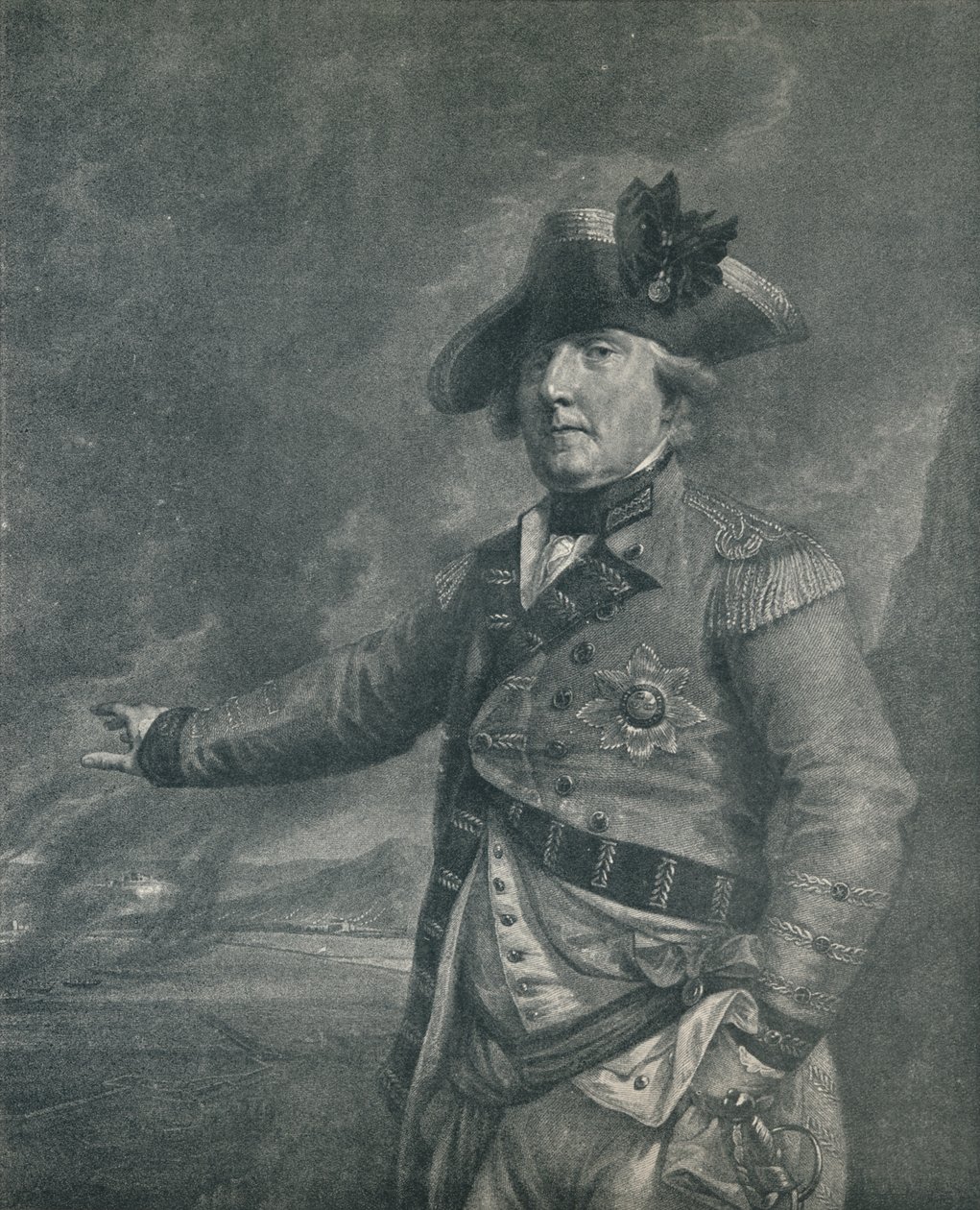 George Augustus Elliot Lord Heathfield, Gobernador de Gibraltar, 1788 1909 de Francesco Bartolozzi