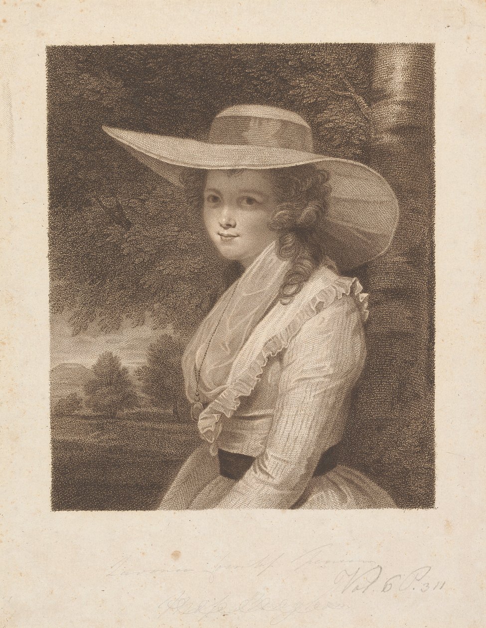 Lavinia Spencer (de soltera Bingham), Condesa Spencer de Francesco Bartolozzi
