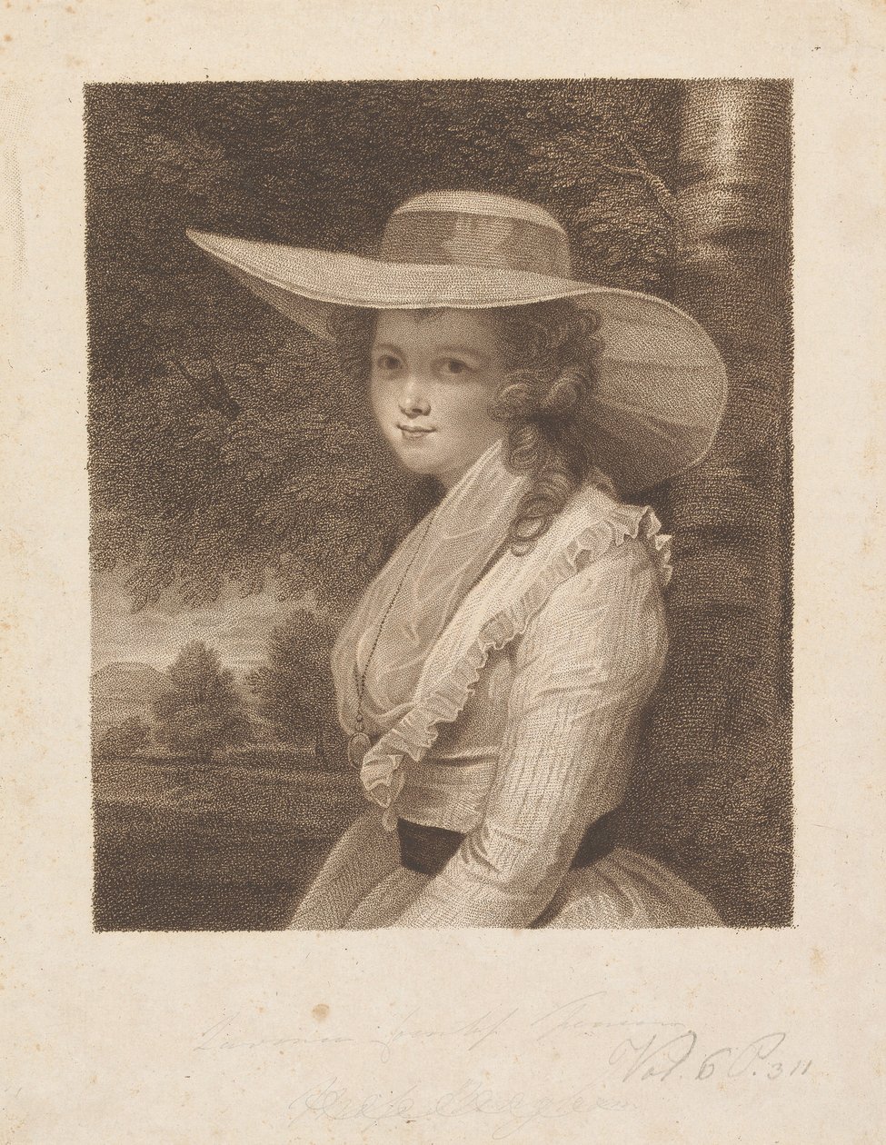 Lavinia Spencer (de soltera Bingham), Condesa Spencer de Francesco Bartolozzi